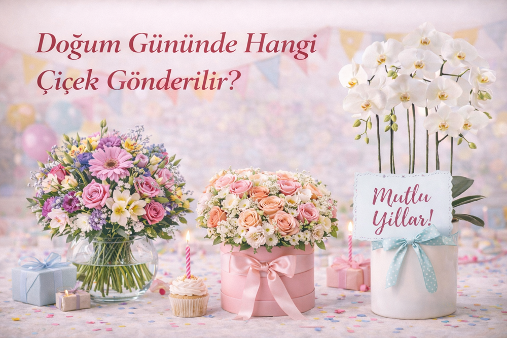 doğum gününde hangi çiçek gönderilir, doğum günü çiçeği