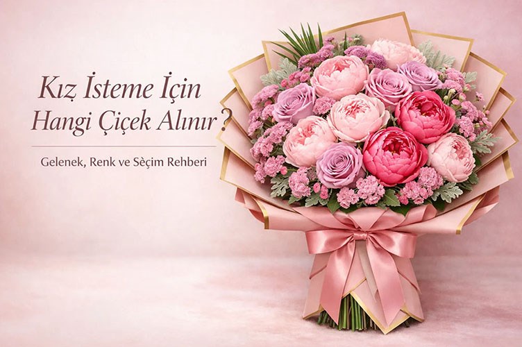 kız isteme çiçeği, kız isteme buketi, isteme için çiçek